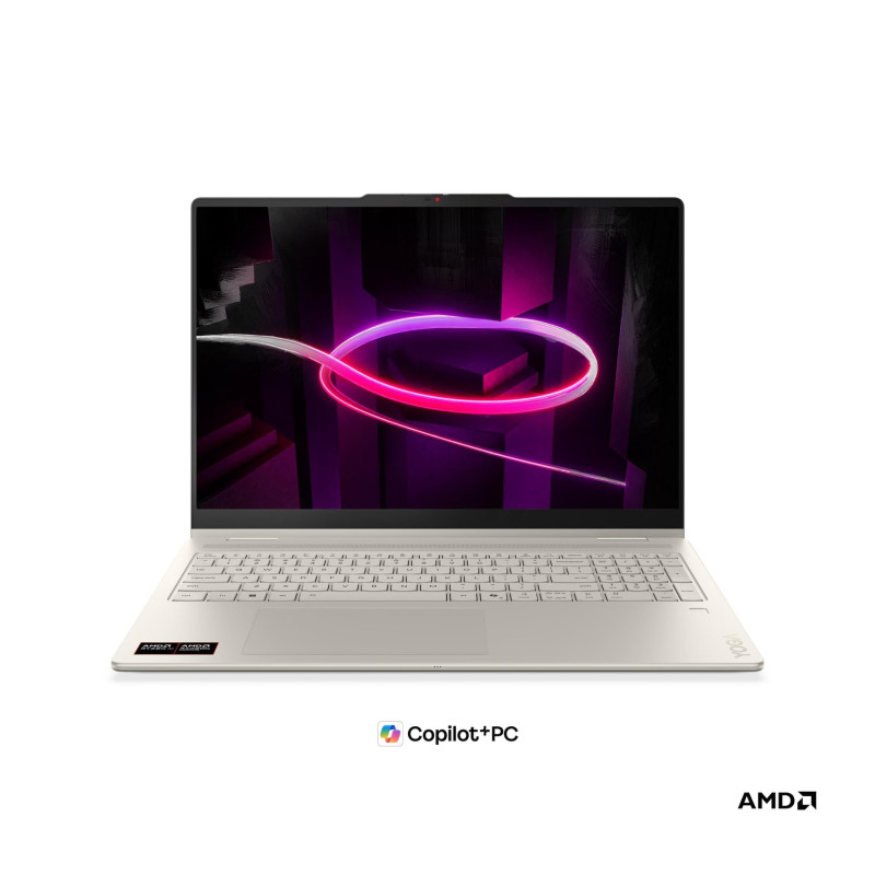 Lenovo Yoga 7 2-in-1 16AGP11 Touch 16 WUXGA AMD R5 AI 435/16GB/512GB/AMD Radeon 840M/WIN11 Home/ENG Backlit kbd/Seashell | Lenovo