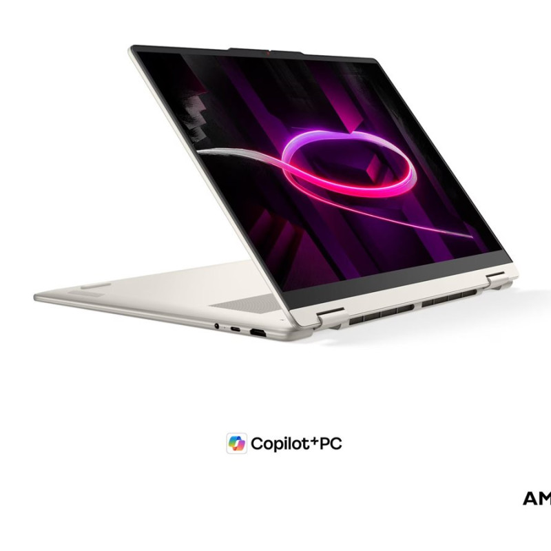 Lenovo Yoga 7 2-in-1 16AGP11 Touch 16 WUXGA AMD R5 AI 435/16GB/512GB/AMD Radeon 840M/WIN11 Home/ENG Backlit kbd/Seashell | Lenovo