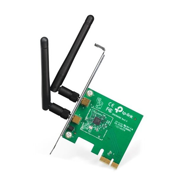 TP-LINK TL-WN881ND PCI Express Adapter, 2.4GHz, 802.11n, 300Mbps, 1xDetachable antenna 2dBi