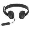 Lenovo vadu VoIP austiņas 5000 (Teams) | Iebūvēts mikrofons | USB Type-A, USB Type-C | Melna