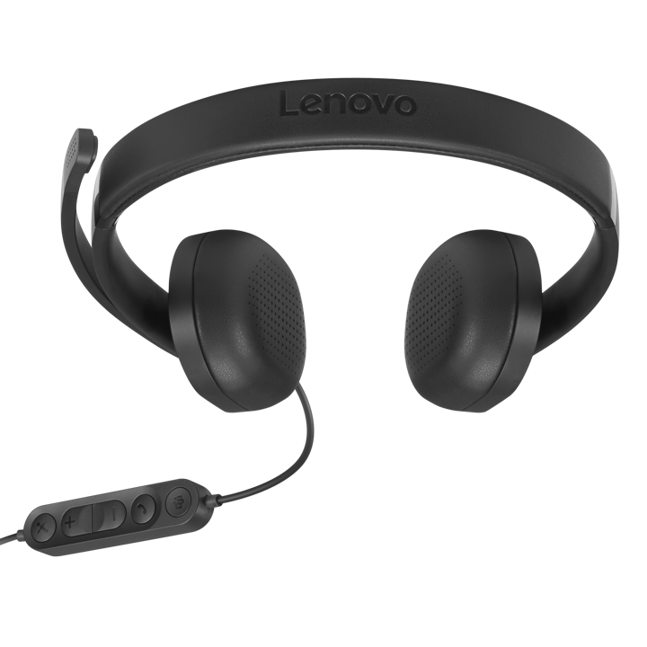 Lenovo vadu VoIP austiņas 5000 (Teams) | Iebūvēts mikrofons | USB Type-A, USB Type-C | Melna