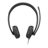 Lenovo vadu VoIP austiņas 5000 (Teams) | Iebūvēts mikrofons | USB Type-A, USB Type-C | Melna
