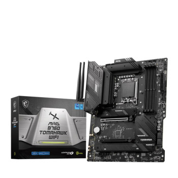 MSI | MAG B760 TOMAHAWK WIFI | Procesoru sērija Intel | Procesora ligzda LGA1700 | DDR5 | Atbalstītie cietā diska interfeisi SATA, M.2 | SATA savienotāji 4