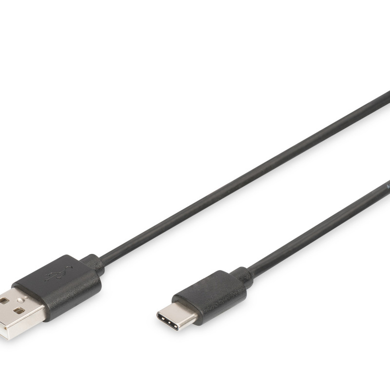 Digitus | USB Type-C connection cable, Type USB-A to USB-C | AK-300154-018-S