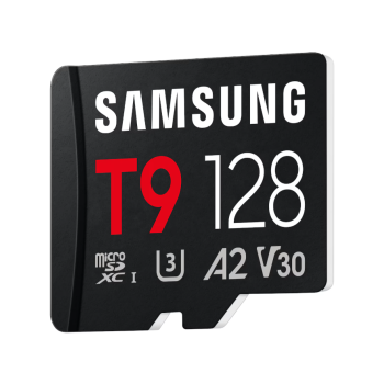 Samsung T9 | microSD karte | 128 GB | microSDXC | Flash atmiņas klase U3, V30, A2