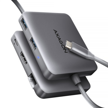 AXAGON USB-C 5Gbps SuperSpeed 5in1 centrmezgls | HMC-5HL