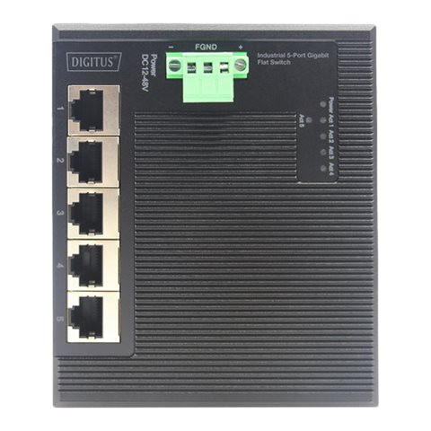 DIGITUS Industrial Gigabit Ethernet Flat Switch | Digitus