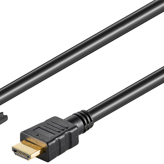 Goobay | DVI-D/HDMI kabelis, zelta pārklājums | 51580 | DVI-D spraudnis Single-Link (18+1 pins) | HDMI spraudnis (type A) | HDMI uz DVI-D | 2 m