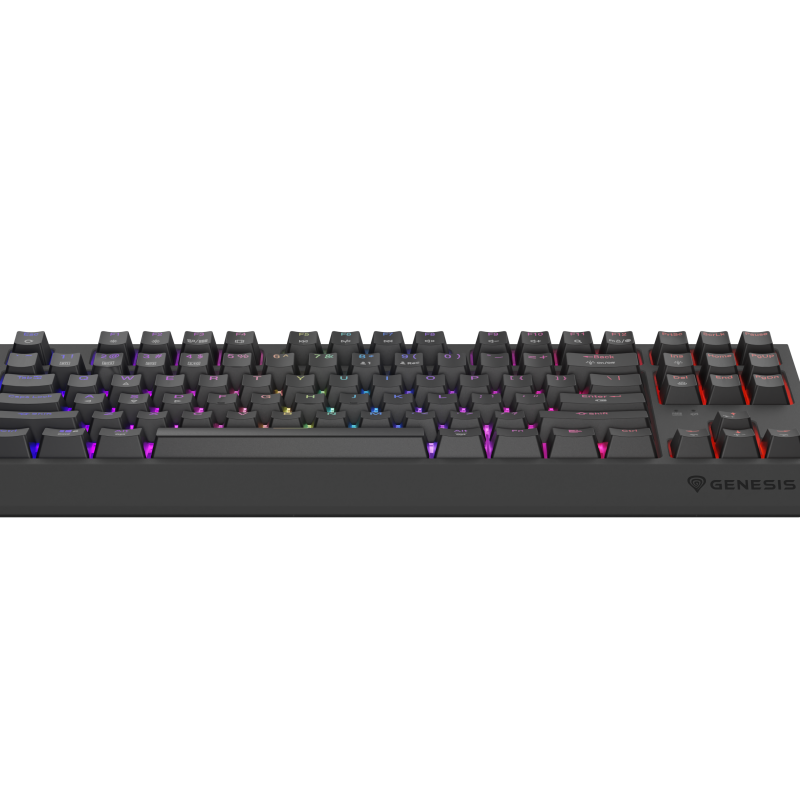 Genesis | THOR 230 | Mehāniskā spēļu tastatūra | Bezvadu | US | Outemu Red | Melna
