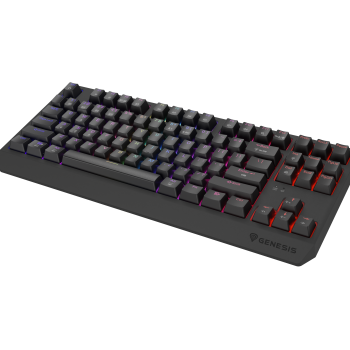 Genesis | THOR 230 | Mehāniskā spēļu tastatūra | Bezvadu | US | Outemu Red | Melna