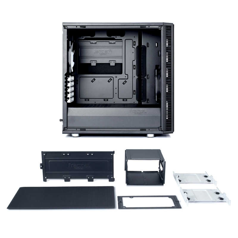 Fractal Design | Define Mini C | Black | Micro ATX