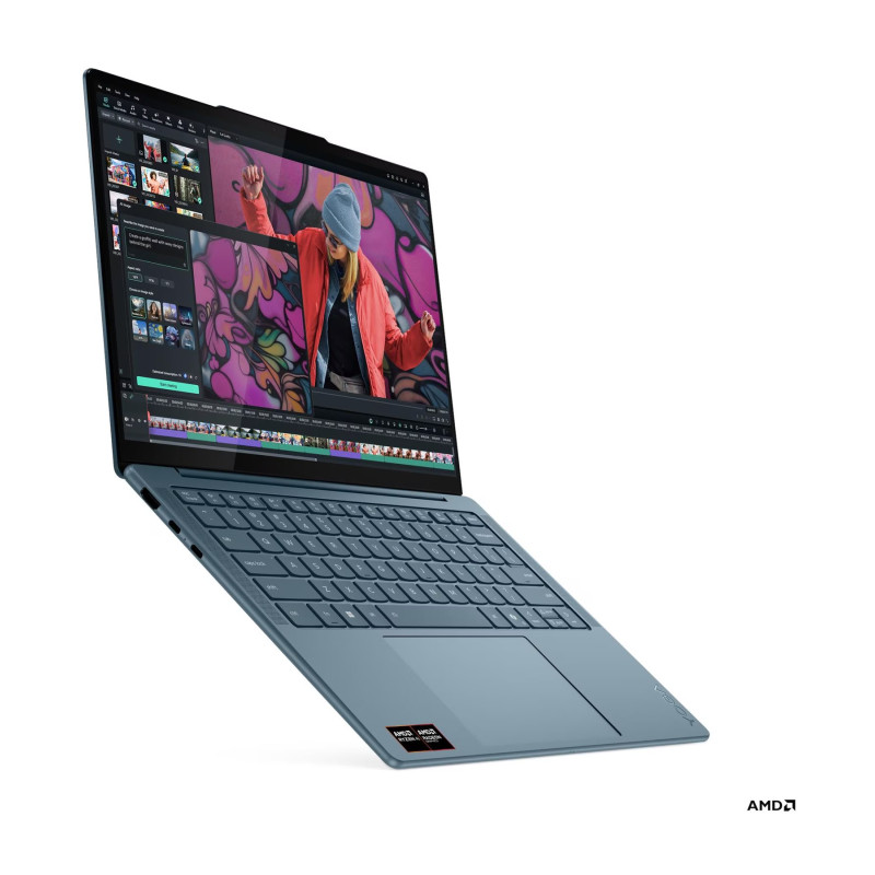 Lenovo Yoga Slim 7 14AKP10 14 WUXGA AMD R7 AI 350/16GB/512GB/AMD Radeon 860M/WIN11 Home/ENG Backlit kbd/Tidal Teal | Lenovo