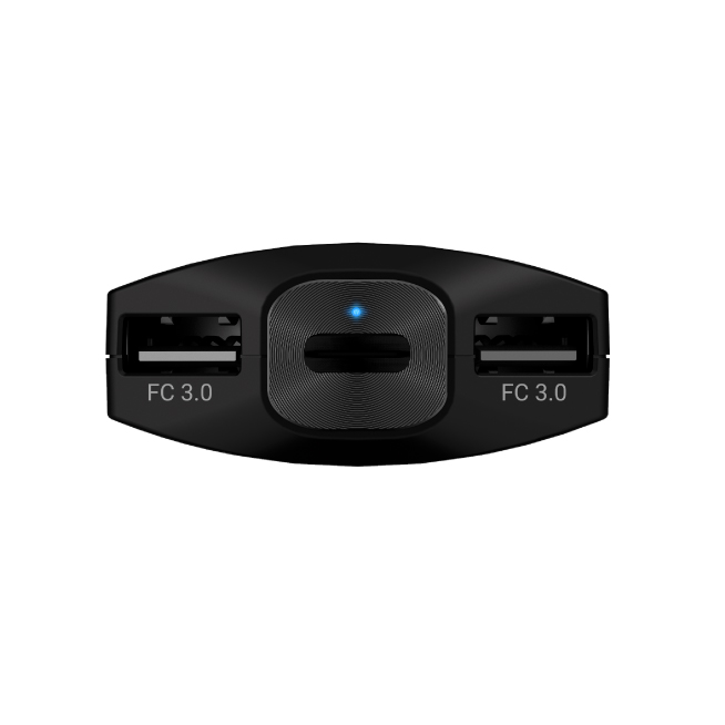 Navitel | Universal Car Splitter Charger | USP45 SLIM | USB-C power: Up to 27 W, 5V - 3.6A; 9V - 3A; 12V - 2.5A; USB-A power: Up to 18 W, 5V - 3A; 9V - 2A; 12V - 1.5A | 5 V | Car Charger