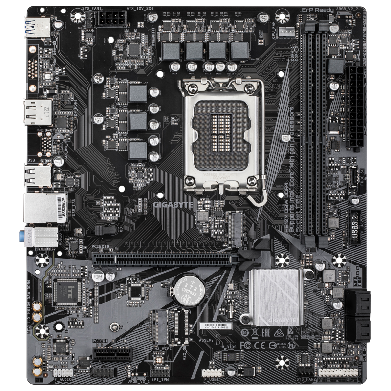Gigabyte H610M D3W DDR4 | Processor family Intel | Processor socket LGA1700 | DDR4 | Supported hard disk drive interfaces M.2, SATA | Number of SATA connectors 4