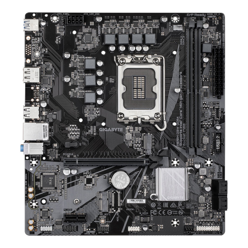 Gigabyte H610M D3W DDR4 | Processor family Intel | Processor socket LGA1700 | DDR4 | Supported hard disk drive interfaces M.2, SATA | Number of SATA connectors 4