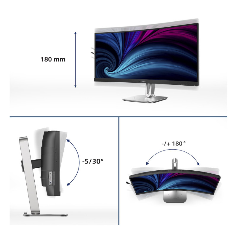SALE OUT. Philips | 34B2U5600C/00 | 34 " | VA | 21:9 | 60 Hz | 4 ms | 3440 x 1440 pixels | 300 cd/m² | HDMI ports quantity 2
