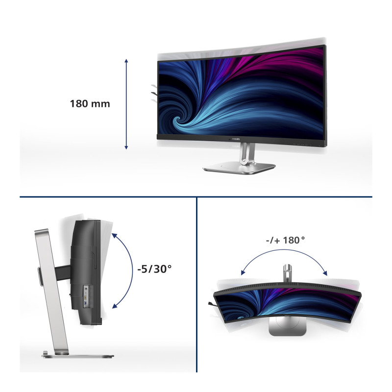 SALE OUT. Philips | 34B2U5600C/00 | 34 " | VA | 21:9 | 60 Hz | 4 ms | 3440 x 1440 pixels | 300 cd/m² | HDMI ports quantity 2