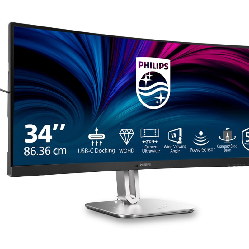 SALE OUT. Philips | 34B2U5600C/00 | 34 " | VA | 21:9 | 60 Hz | 4 ms | 3440 x 1440 pixels | 300 cd/m² | HDMI ports quantity 2