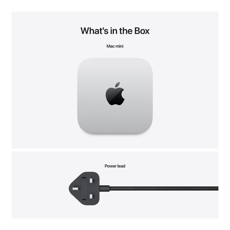 Apple Mac | Mini | Desktop | Apple M4 | Internal memory 16 GB | Solid-state drive capacity 512 GB | No Optical Drive | Keyboard language No keyboard | macOS