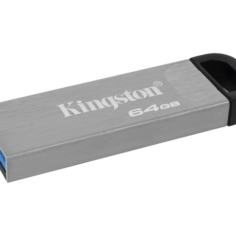 Kingston | USB Flash Drive | DataTraveler Kyson | 64 GB | USB 3.2 Gen 1 | Black/Grey