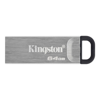 Kingston | USB zibatmiņa | DataTraveler Kyson | 64 GB | USB 3.2 Gen 1 | Melna/Pelēka