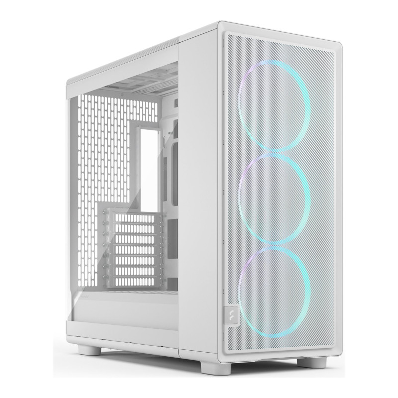 Fractal Design korpuss | Epoch XL | Balts TG RGB caurspīdīgs tonis | ATX