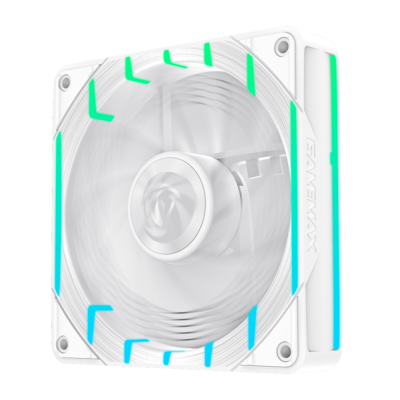 Gamemax Case Fan | TORNADO T12 ARGB-RW | Balts