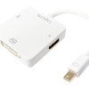 Logilink | CV0045 | Balts | Mini DisplayPort → DVI/DisplayPort/HDMI