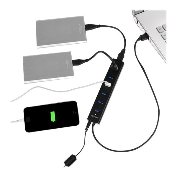 AXAGON USB3.0 Charging hub | HUE-SA7BP