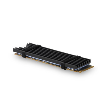 AXAGON Pasīvs alumīnija dzesētājs visām M.2 SSD, izmērs 2280, augstums 3 mm | CLR-M2L3