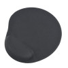 Gembird | Gel mouse pad with wrist support | Ergonomic mouse pad | 240 x 220 x 4 mm | Black