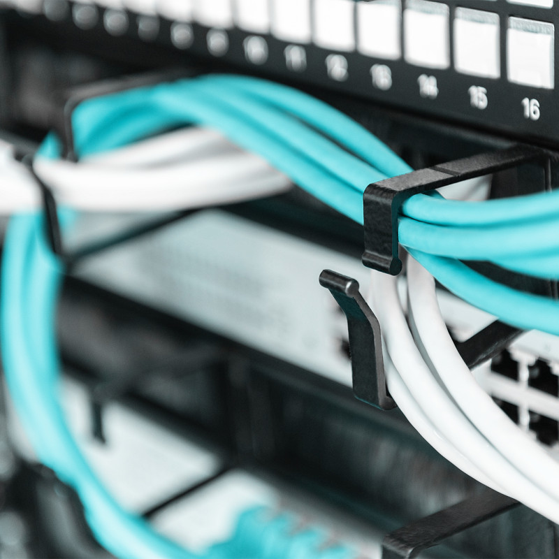 Digitus Cable Management Panel with Brush Entries for 483 mm (19") Cabinets, 1U | DN-97663
