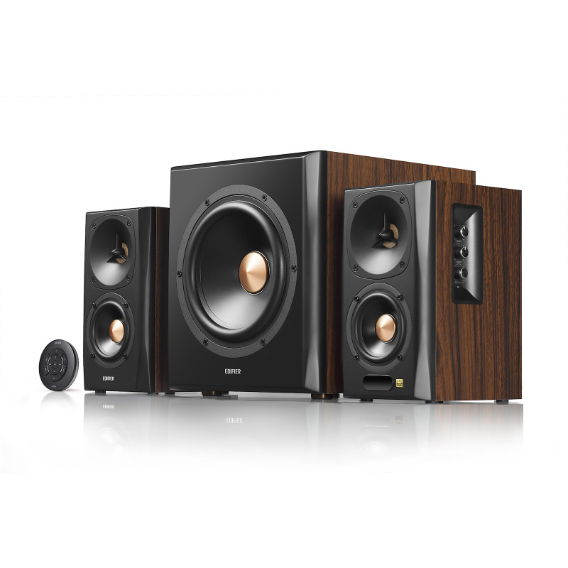 Edifier | Bluetooth skaļrunis | S360DB | Bluetooth | Tumši brūns/melns | 150 W