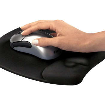 Fellowes | Peles paliktnis ar plaukstas spilventiņu | 202 x 235 x 25.4 mm | Melns