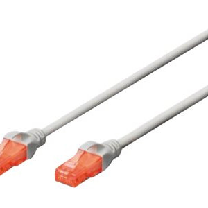 CAT 6 U-UTP | Komutācijas kabelis | PVC AWG 26/7 | Dzeltens | 2 m | Modularais RJ45 (8/8) spraudnis
