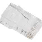 Lanberg Plug RJ45 CAT.5E UTP spraudnis 8P8C, 100 gab. | PLU-5000 | Caurspīdīgs