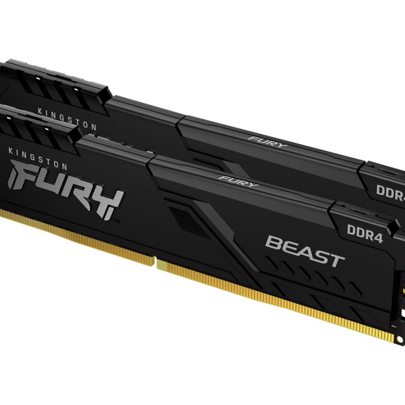 Kingston | Fury Beast | 32 GB | DDR4 | 3200 MHz | PC/server | Reģistrēta: Nē | ECC: Nē