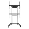 Neomounts Floor stand | FL55-875BL1 TV trolley | Adjustable Height | 55-100 " | Maximum weight (capacity) 110 kg | Black