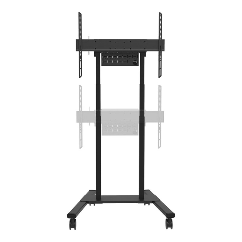 Neomounts Floor stand | FL55-875BL1 TV trolley | Adjustable Height | 55-100 " | Maximum weight (capacity) 110 kg | Black