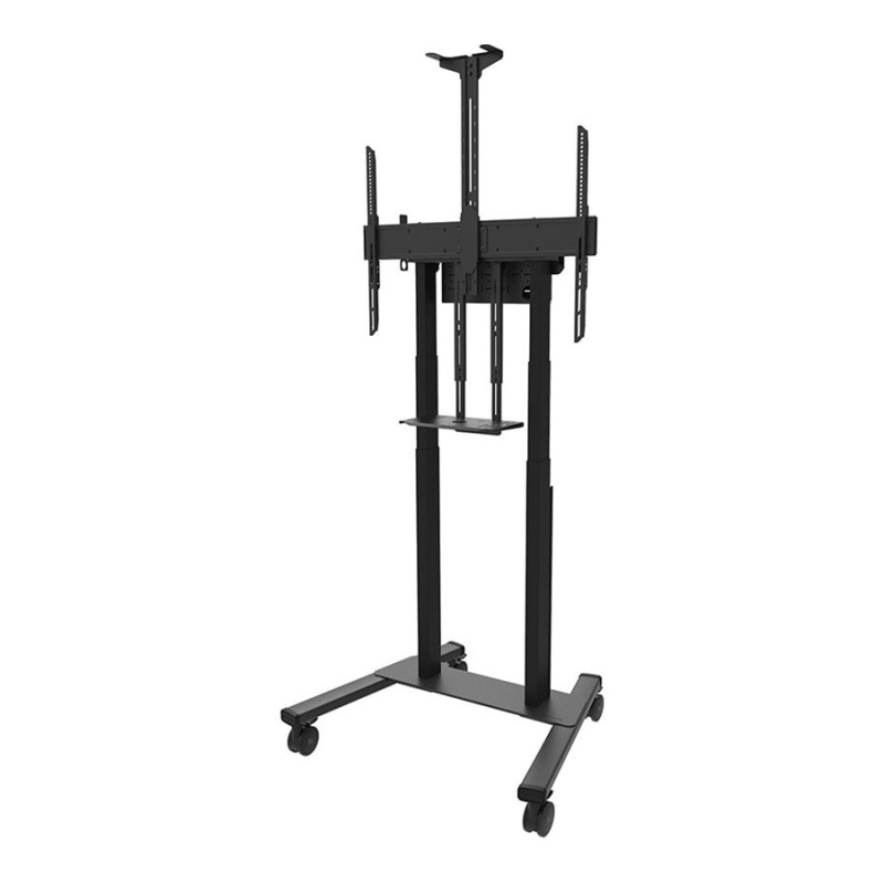 Neomounts Floor stand | FL55-875BL1 TV trolley | Adjustable Height | 55-100 " | Maximum weight (capacity) 110 kg | Black
