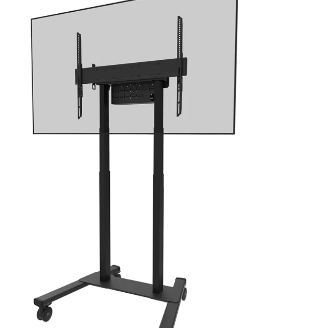 Neomounts Floor stand | FL55-875BL1 TV trolley | Adjustable Height | 55-100 " | Maximum weight (capacity) 110 kg | Black