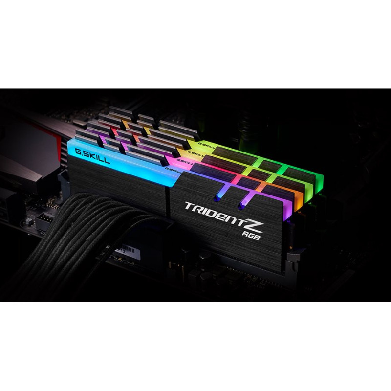 G.Skill | TridentZ RGB | 32 (2x16GB) GB | DDR4 | 4000 MHz | PC/server | Reģistrēta Nē | ECC Nē