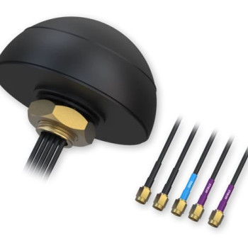 Teltonika | Combo MIMO Mobilā/GNSS/Wi‑Fi Jumta SMA Antena | PR1KCO28 | Skrūvējama montāža | 1575.42–1610 GHz | Antenas savienotāja tips SMA spraudnis