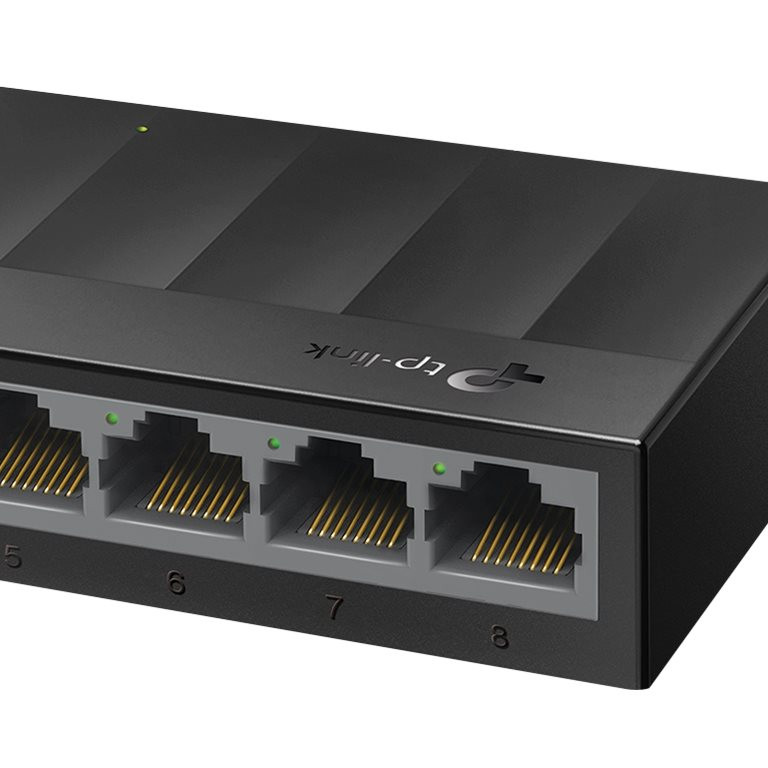 TP-LINK | Desktop Switch | LS1008G | Unmanaged | Desktop | Power supply type External