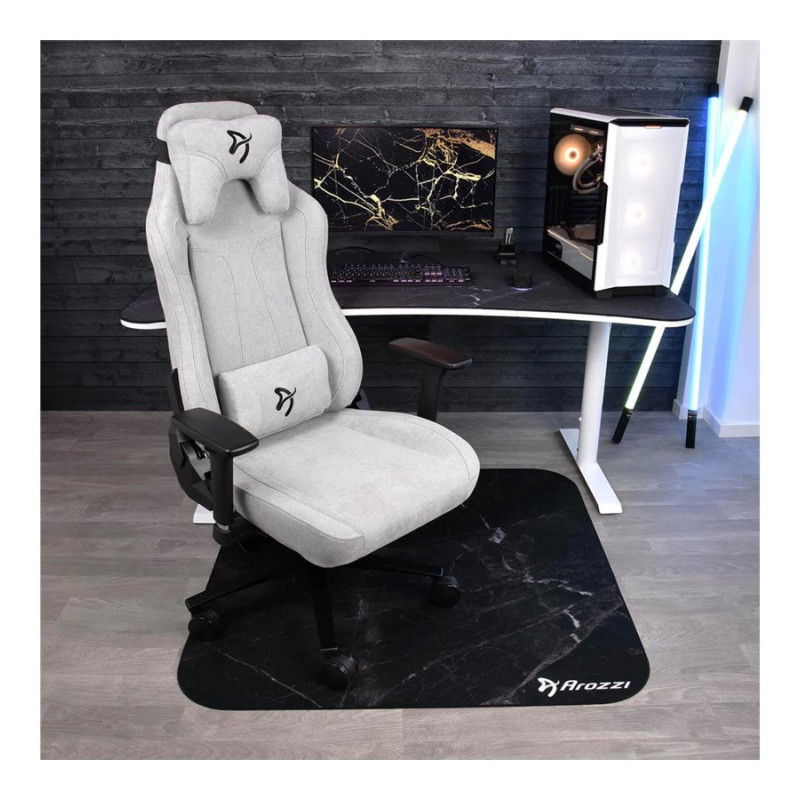 Arozzi ZONA Quattro Floor Pad | Black Marble