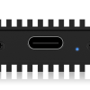 Raidsonic | Melns | ICY BOX IB-1816M-C31 ārējais Type-C korpuss M.2 NVMe SSD