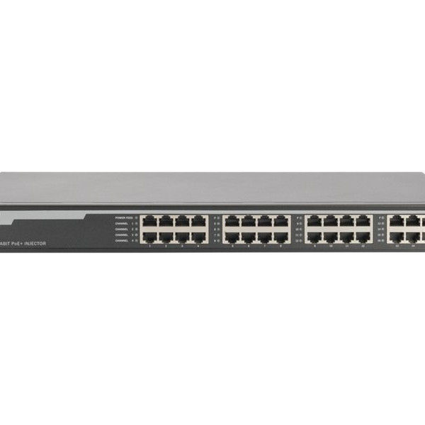 DIGITUS 10G Ethernet PoE+ injektors hubs, 802.3at, 10G | Digitus