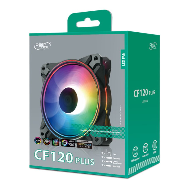 Deepcool | Cooling Fan | CF120 PLUS | Case fan