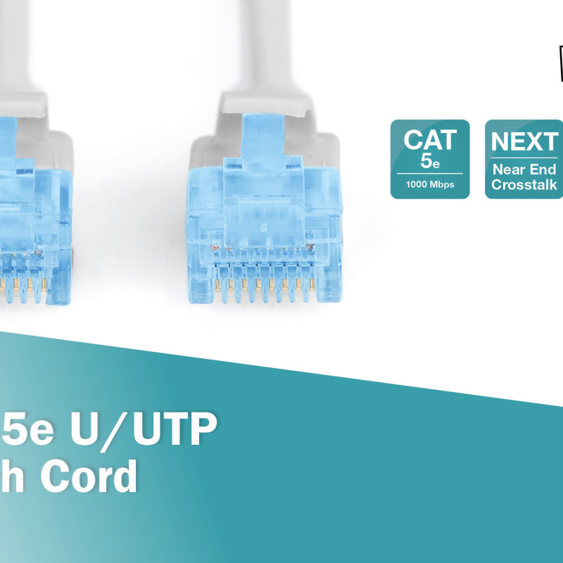 Digitus | Patch Cord | DK-1512-050 | Grey | RJ45 | RJ45