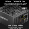 Corsair Pilnībā modulārs ATX barošanas bloks (ES) | RM1000x SHIFT | 1000 W | Melns